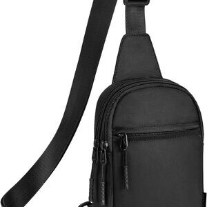 Stylish Men’s and Women’s Small Crossbody Sling Bag with Hidden Headphone Port